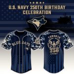 Toronto Blue Jays X Mlb Honoring 250 Years Of The U.S. Navy – Mlb Custom Baseball Jersey