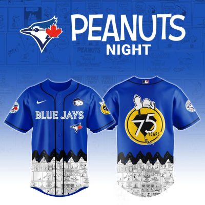 Toronto Blue Jays X Peanuts Night Custom Baseball Jersey