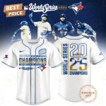 Toronto Blue Jays X Team Champions 2025 World Series Baseball Jersey