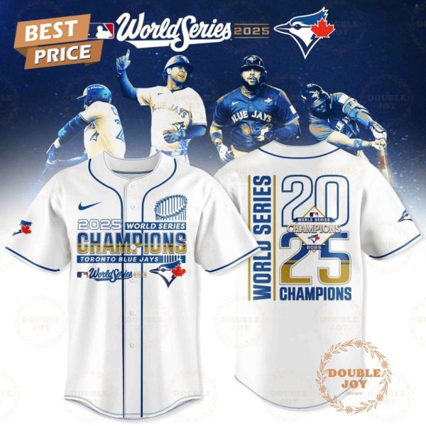 Toronto Blue Jays X Team Champions 2025 World Series Baseball Jersey
