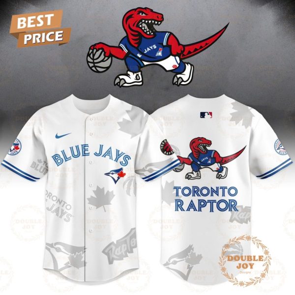 Toronto Raptors X Toronto Blue Jays Special Edition Logo Blue Jays 2025 Baseball Jersey