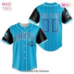 Custom Sharks Baseball Jersey – Personalized Name & Number, Blue & Black Design