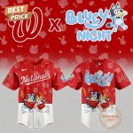 Washington Nationals Mlb 2025 Bluey Night New Edition Baseball Jersey