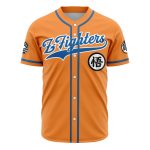 Dragon Ball Z Fighters Baseball Jersey – Iconic Orange & Blue Design For Fans