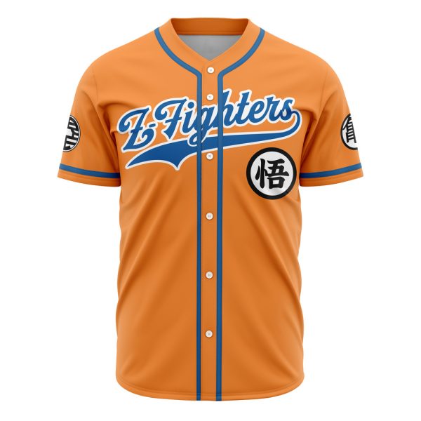 Dragon Ball Z Fighters Baseball Jersey – Iconic Orange & Blue Design For Fans